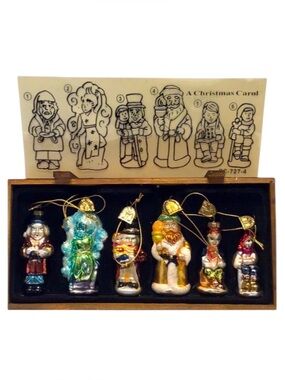 Thomas Pacconi 2004 A Christmas Carol Ornament Set New in original box
